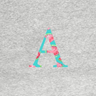 Alpha Watermelon Letter T-Shirt